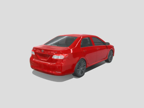 Toyota Corolla LE 2012 3D Model