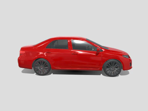 Toyota Corolla LE 2012 3D Model