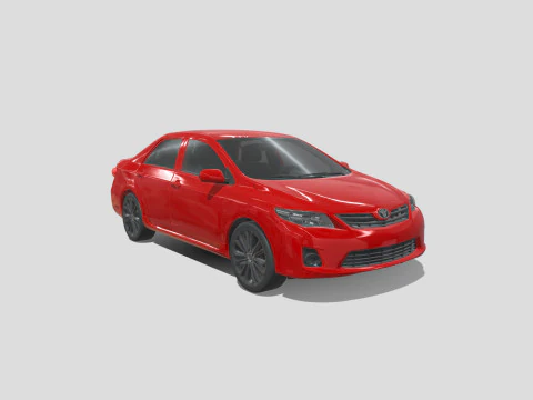 Toyota Corolla LE 2012 3D Model