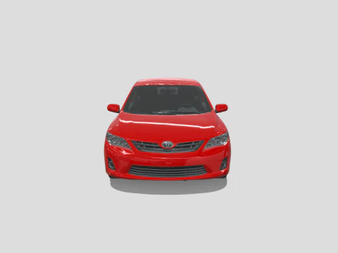 Toyota Corolla LE 2012 3D Model
