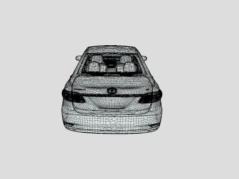 Toyota Corolla LE 2012 3D Model