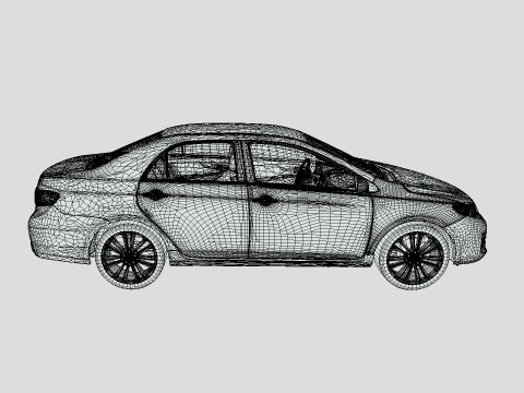 Toyota Corolla LE 2012 Modelo 3D