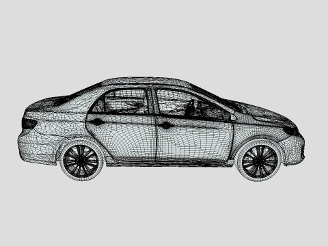 Toyota Corolla LE 2012 3D Model