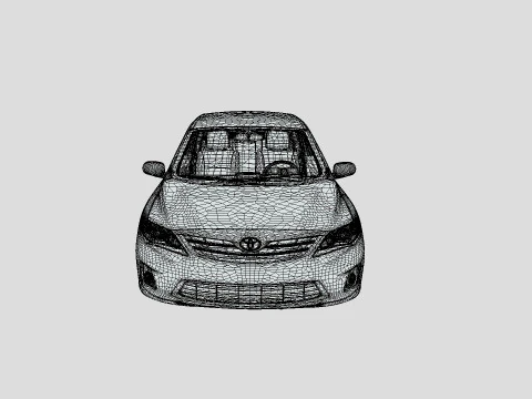 Toyota Corolla LE 2012 3D Model
