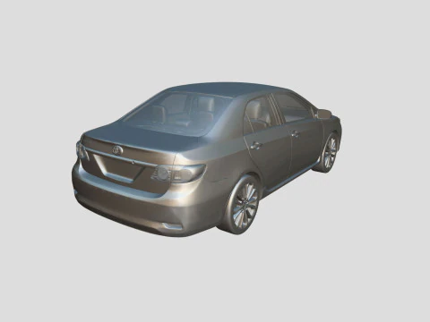 Toyota Corolla LE 2012 3D Model