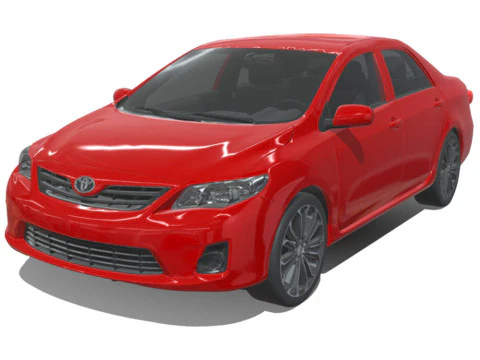 Toyota Corolla LE 2012 3D Model