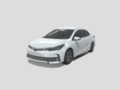 Toyota Corolla 2014 3D Model