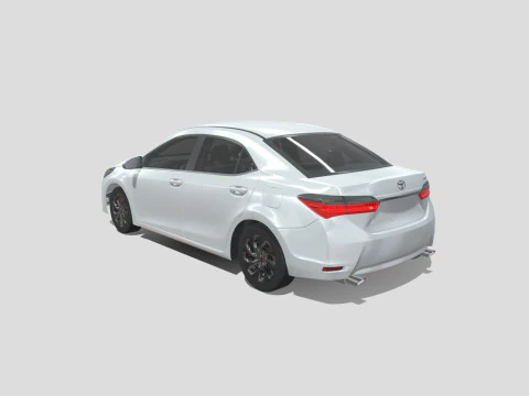 Toyota Corolla 2014 3D Model