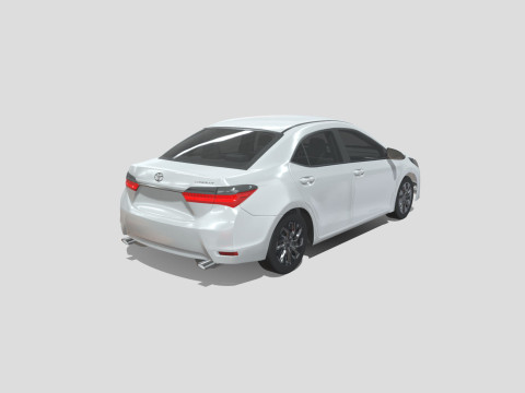 Toyota Corolla 2014 3D Model
