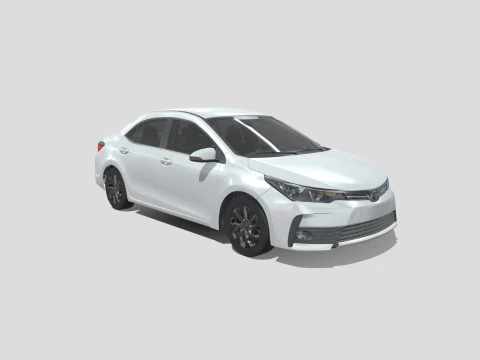 Toyota Corolla 2014 3D Model