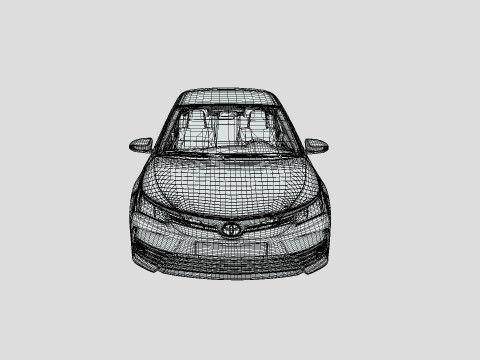 Toyota Corolla 2014 3D Model