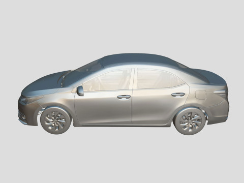 Toyota Corolla 2014 3D Model