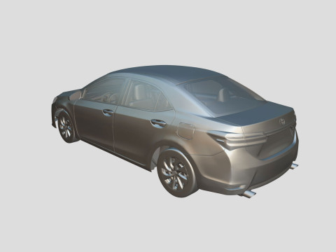 Toyota Corolla 2014 3D Model