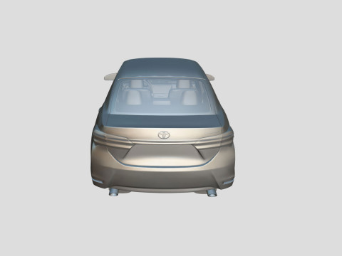 Toyota Corolla 2014 3D Model