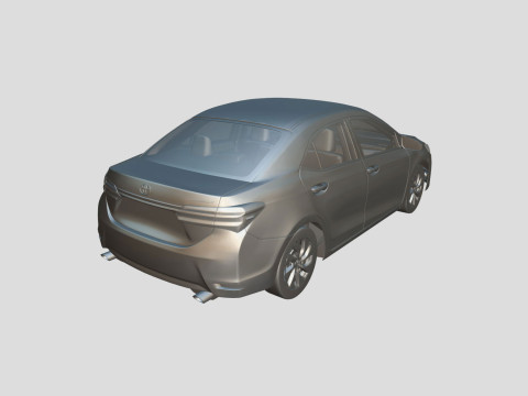 Toyota Corolla 2014 3D Model