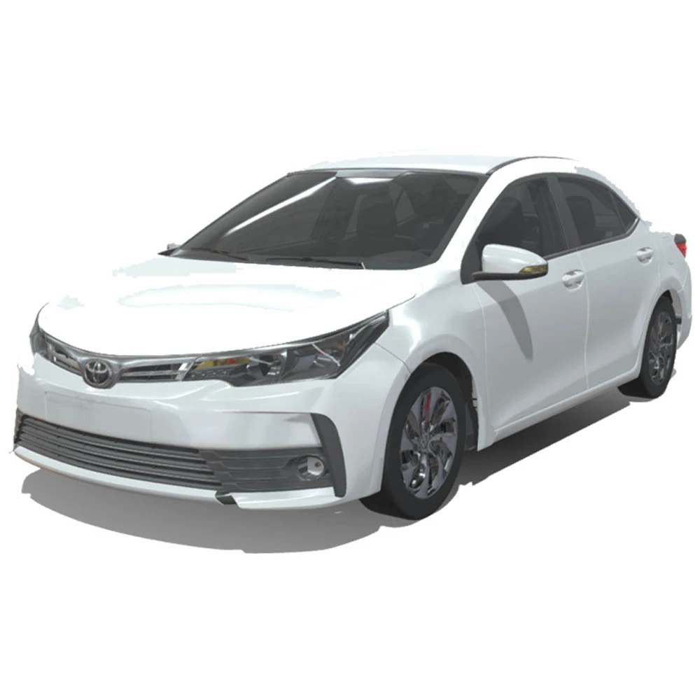 Toyota Corolla 2014 3D Model .c4d .max .obj .3ds .fbx .stl .blend 