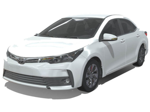 Toyota Corolla 2014 3D Model