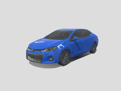 Toyota Corolla S 2018 3D Model