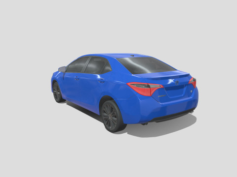Toyota Corolla S 2018 3D Model