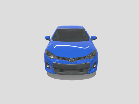 Toyota Corolla S 2018 3D Model