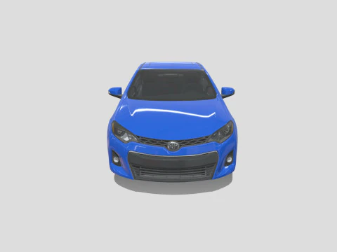 Toyota Corolla S 2018 3D Model