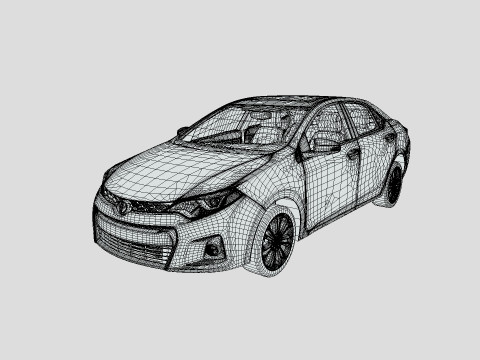 Toyota Corolla S 2018 3D Model