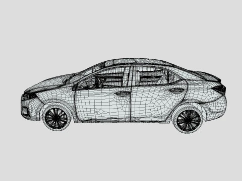 Toyota Corolla S 2018 3D Model