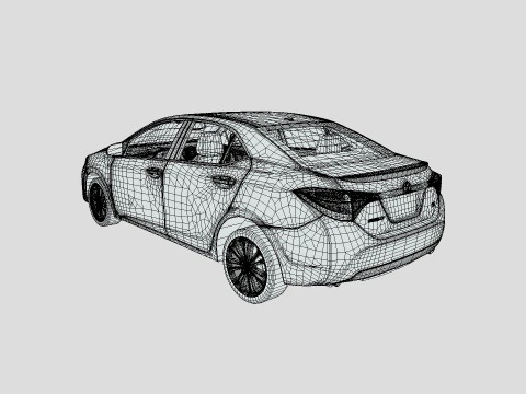 Toyota Corolla S 2018 3D Model