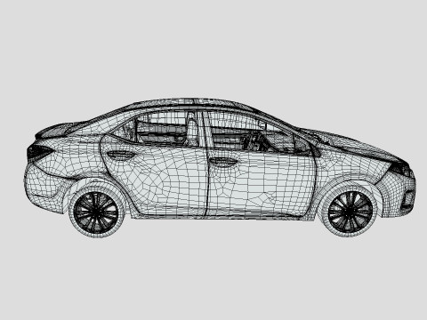 Toyota Corolla S 2018 3D Model