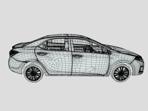 Toyota Corolla S 2018 3D Model
