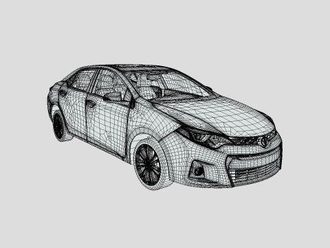 Toyota Corolla S 2018 3D Model