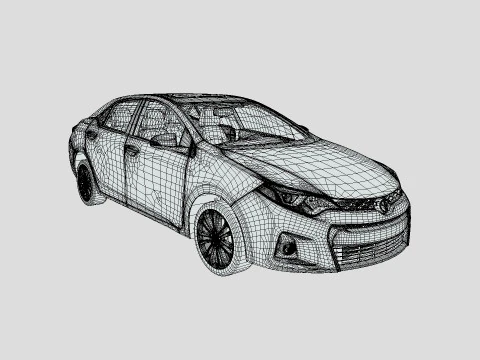 Toyota Corolla S 2018 3D Model
