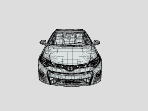 Toyota Corolla S 2018 3D Model