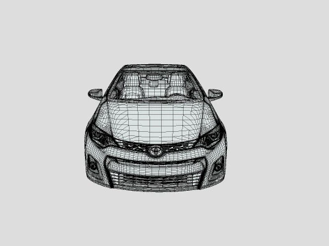 Toyota Corolla S 2018 3D Model