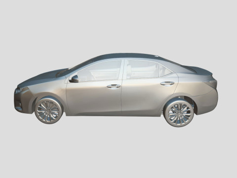 Toyota Corolla S 2018 3D Model