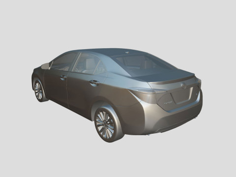 Toyota Corolla S 2018 3D Model