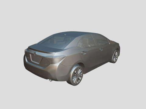 Toyota Corolla S 2018 3D Model