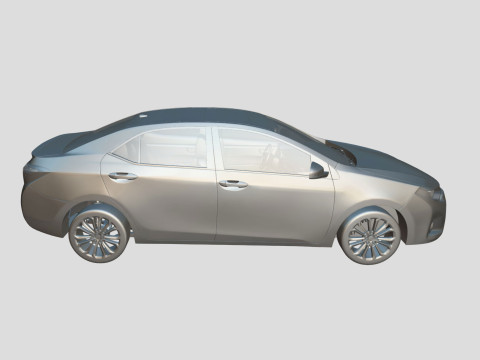 Toyota Corolla S 2018 3D Model
