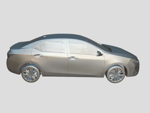 Toyota Corolla S 2018 3D Model