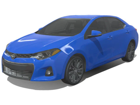 Тойота Королла С 2018 3D Модель