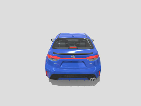 Toyota Corolla XSE 2021 3D 모델