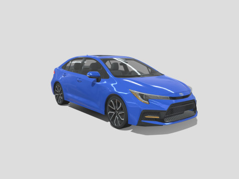 Toyota Corolla XSE 2021 3D 모델