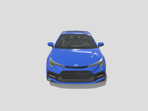 Toyota Corolla XSE 2021 3D 모델