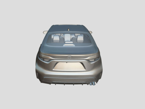Toyota Corolla XSE 2021 3D 모델