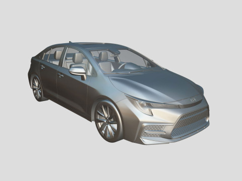 Toyota Corolla XSE 2021 3D 모델