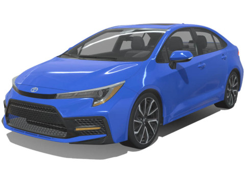 Toyota Corolla XSE 2021 3D Model
