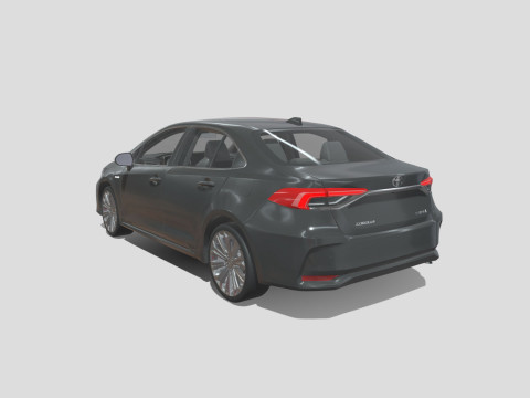 Toyota Corolla 2021 Hybrid 3D 모델