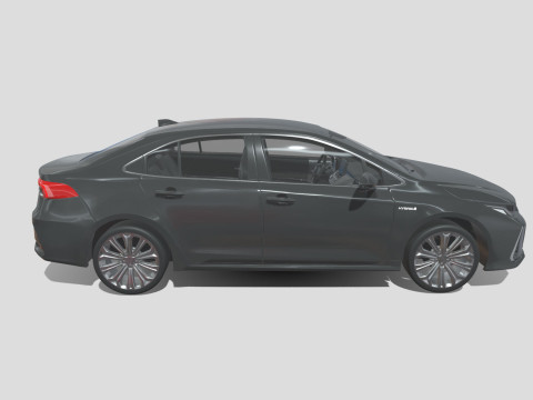 Toyota Corolla 2021 Hybrid 3D 모델