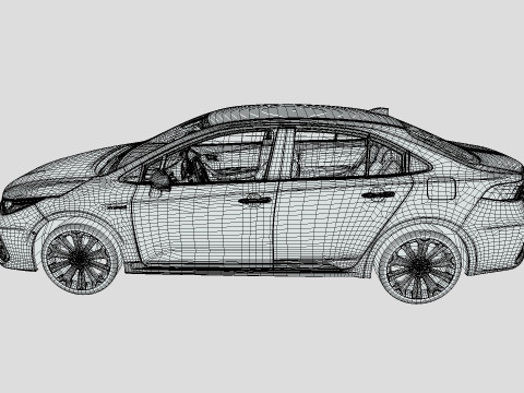 Toyota Corolla 2021 Hybrid 3D 모델