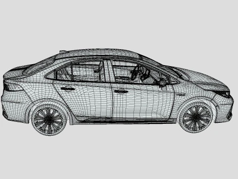 Toyota Corolla 2021 Hybrid 3D Model